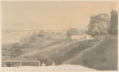 Hampstead Heath, Evening Light by Francis Towne