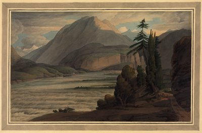 In the Valley of the Grisons by Francis Towne