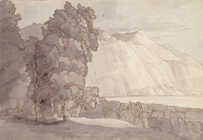 Landscape (Lake Geneva) by Francis Towne