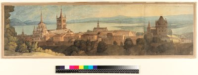 View of Lausanne, 1781 by Francis Towne
