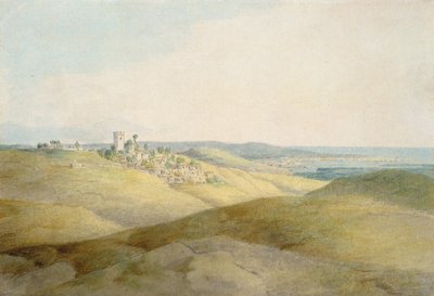Pough Hill, Near Bude, Cornwall by Francis Towne