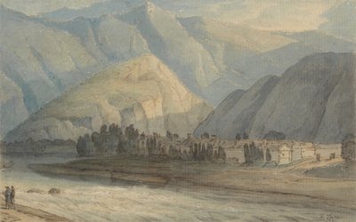 The Grange at the Head of the Keswick Lake by Francis Towne