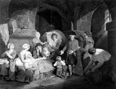 John Howard Esq. (1726-1790) Visiting and Relieving the Miseries of a Prison by Francis Wheatley