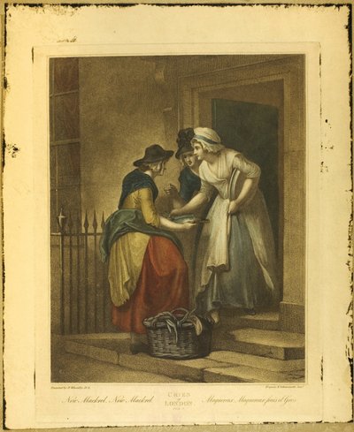 New Mackerel, New Mackerel, Plate 5 from The Cries of London by Francis Wheatley