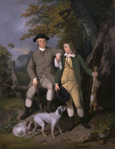Portrait of a Sportsman with His Son by Francis Wheatley