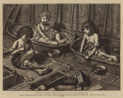 Ninety-Three, the Massacre of St Bartholomew by Francis Wilfred Lawson