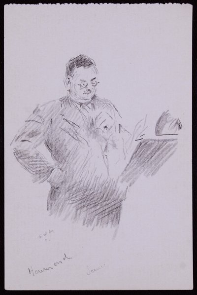 Portrait of Aubrey Hammond by Francis Wilfred Lawson