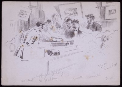 Portrait of F. Demonstration Goulding by Francis Wilfred Lawson