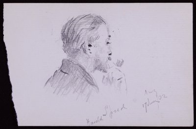 Portrait of Harold Speed by Francis Wilfred Lawson
