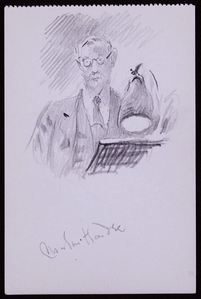 Portrait of Martin Hardie by Francis Wilfred Lawson