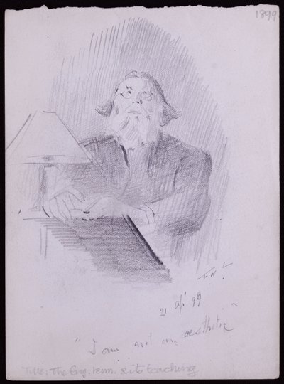 Portrait of North by Francis Wilfred Lawson