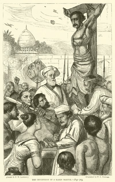 The Crucifixion of a Karen Martyr by Francis Wilfred Lawson