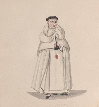 A priest from the Mercederian order Order of Our Lady of Mercy by Francisco