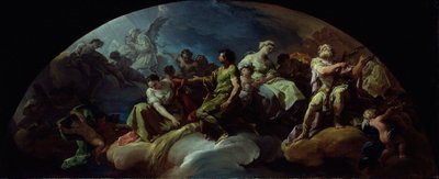 Old Testament Figures in Paradise by Francisco Bayeu y Subias