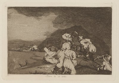 It Serves You Right, pl. 6 from the Series The Disasters of War by Francisco de Goya