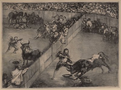 Bullfight in a Divided Ring by Francisco de Goya