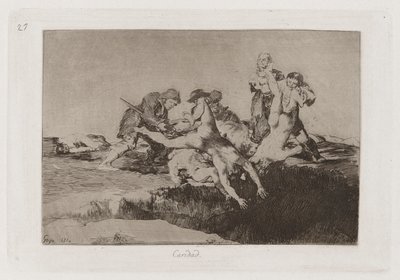 Charity, Plate 27 from The Disasters of War by Francisco de Goya