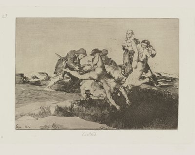 Charity, Plate 27 from the Series The Disasters of War by Francisco de Goya