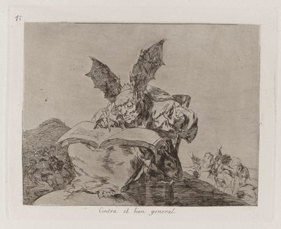 Against the Common Good, Plate 71 from The Disasters of War by Francisco de Goya