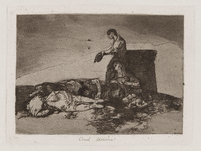 Cruel Tale of Woe!, Plate 48 from The Disasters of War by Francisco de Goya
