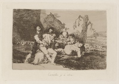 Get Them Well, and On to the Next, Plate 20 from The Disasters of War by Francisco de Goya