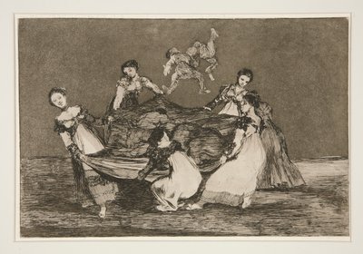Feminine Folly, Plate 1 from the Series Los Proverbios by Francisco de Goya