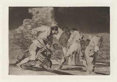 Furious Folly, from the series Los disparates (Los proverbios) by Francisco de Goya