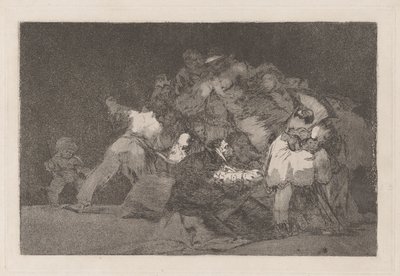 General Folly, also known as The Claws of a Cat and the Dress of a Devotee, from the series Los disparates (Los proverbios) by Francisco de Goya