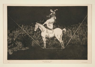 Punctual Folly, unnumbered plate from the series The Proverbs by Francisco de Goya