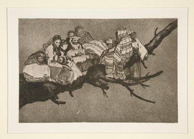 Ridiculous Folly, pl. 3 from the Series Los Proverbios by Francisco de Goya