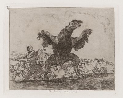 The Carnivorous Vulture, Plate 76 from The Disasters of War by Francisco de Goya