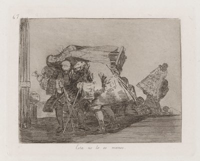 This Is Not Less So, Plate 67 from The Disasters of War by Francisco de Goya