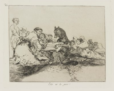 That Is the Worst of It!, pl. 74 from the series The Disasters of War by Francisco de Goya
