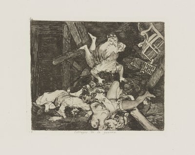 Ravages of War, Plate 30 from the Series The Disasters of War by Francisco de Goya