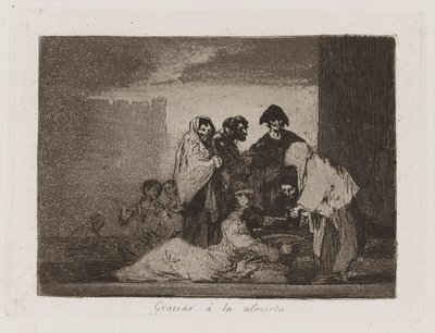 Thanks to the Millet, Plate 51 from The Disasters of War by Francisco de Goya