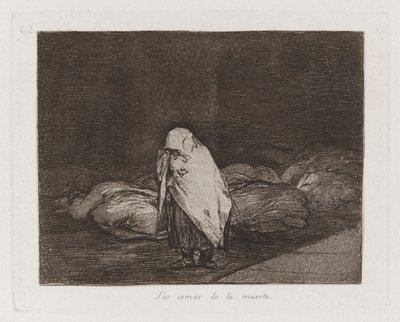 The Beds of Death, Plate 62 from The Disasters of War by Francisco de Goya
