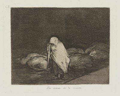 The Beds of Death, from the series The Disasters of War by Francisco de Goya
