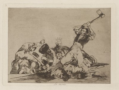 The Same, pl. 3 from the series The Disasters of War by Francisco de Goya
