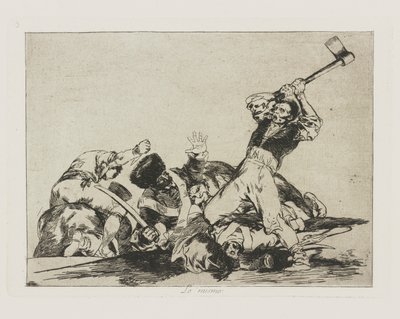 The Same, Plate 3 from the series The Disasters of War by Francisco de Goya