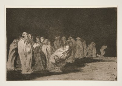 The Men in Sacks, pl. 8 from the series The Proverbs by Francisco de Goya