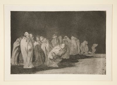 Men in Sacks, Plate 8 from the Series Los Proverbios by Francisco de Goya