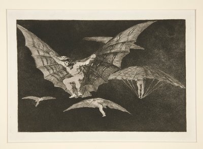 A Way of Flying, Plate 13 from the Series Los Proverbios by Francisco de Goya