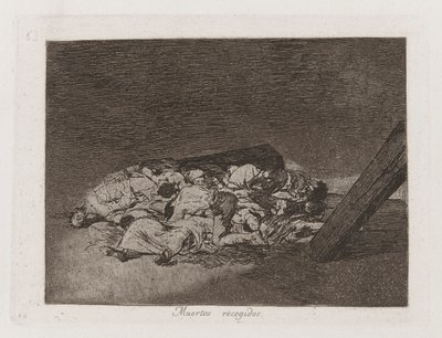 Harvest of the Dead, Plate 63 from Los Desastres de la Guerra (The Disasters of War) by Francisco de Goya