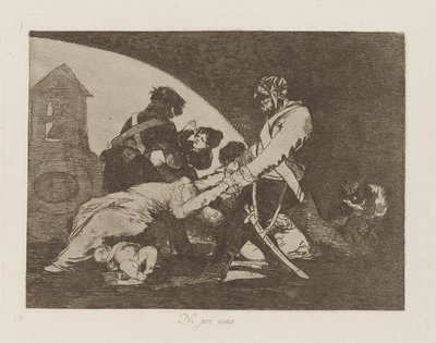Neither Do These, Plate 11 from the Series The Disasters of War by Francisco de Goya