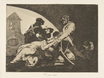 Plate 11 from The Disasters of War: Neither do these by Francisco de Goya