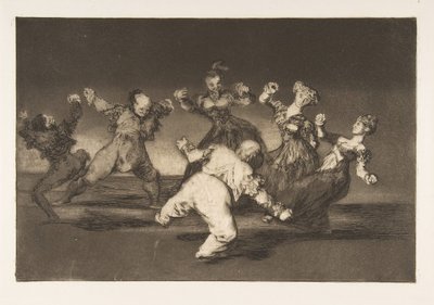 If Marion Will Dance, Then She Has to Pay, from the Disparates by Francisco de Goya