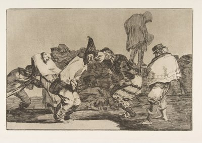 Carnival Folly, ca. 1816-23 Published 1864 (Plate 14 from the Disparates) by Francisco de Goya