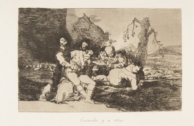 Plate 20 from The Disasters of War: Get them by Francisco de Goya