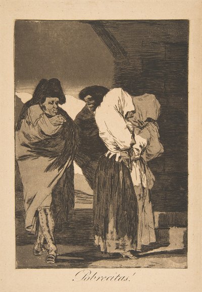 Poor Little Girls! (Plate 22 from Los Caprichos) by Francisco de Goya