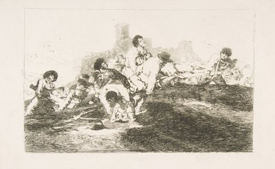 Plate 24 from The Disasters of War: They Can Still Be of Use by Francisco de Goya